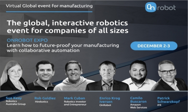 OnRobot invites you to a Virtual Global Event on Collaborative Automation