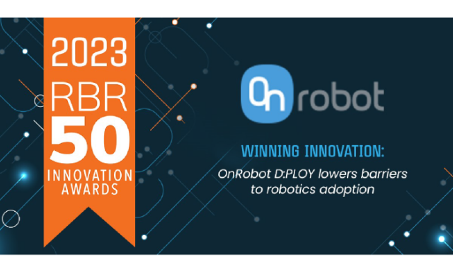 OnRobot Wins RBR50 Innovation Award for D:PLOY
