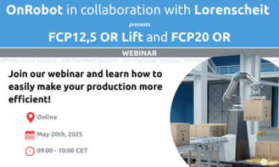 Flex Cobot Palletizer webinar.
